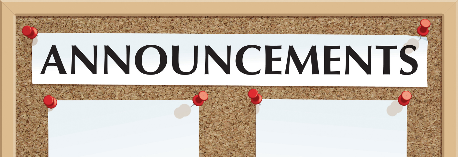 Announcements